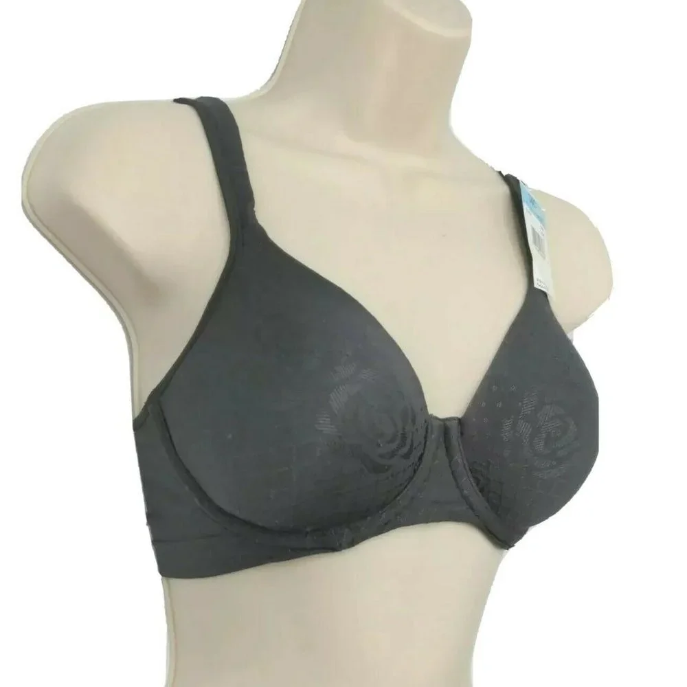 Bali Womens Bra Revolution Foam Underwire Cool Comfort Black Size 34C NEW - Picture 4 of 12